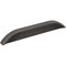 Jeffrey Alexander 128 mm / 160 mm Center-to-Center Brushed Oil Rubbed Bronze Elara Cabinet Pinch Pull 484-128160DBAC - alternate 1